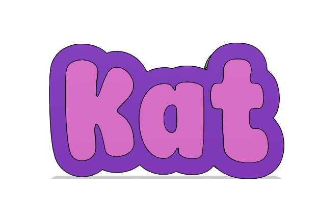 β¨ PERSONALIZED NAME STRAW TOPPER β 3MF FILE