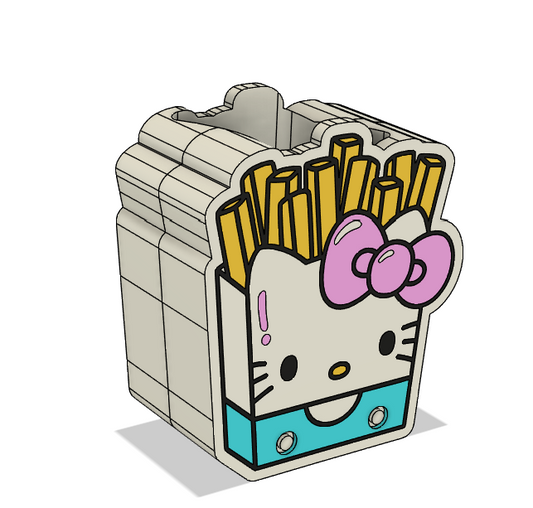 ππ± Hello Kitty French Fries Box Soap Dispenser β 3MF File
