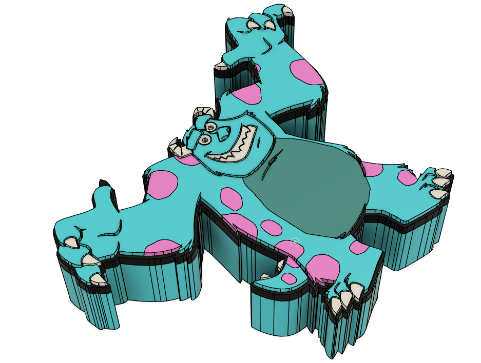 π Sully Straw Topper β 3MF File π