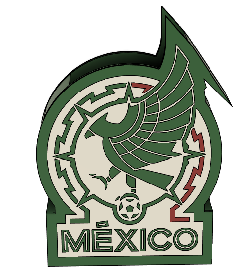 MEXICAN NATIONAL SOCCER TEAM PENCIL HOLDER – 3MF FILE