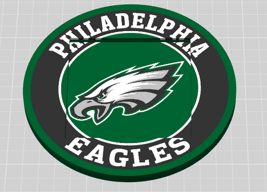 Philadelphia Eagles Post-It Note Holder – 3MF File (Digital Download)
