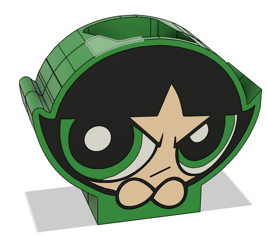 Powerpuff Girls Buttercup Soap Dispenser β 3MF File (Digital Download)
