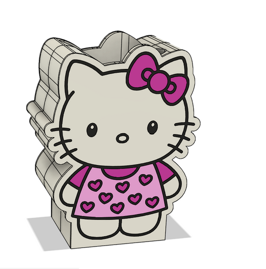 Hello Kitty Valentineโs Soap Dispenser โ 3MF File