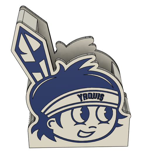 ποΈ Yaquis Mascot Pencil Holder β 3MF File