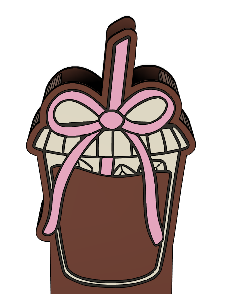 ☕ Iced Coffee Pencil Holder – 3MF File