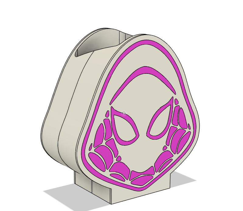 Gwen Soap Holder – 3MF File | Cute Spider-Inspired Bathroom Decor | Digital Download