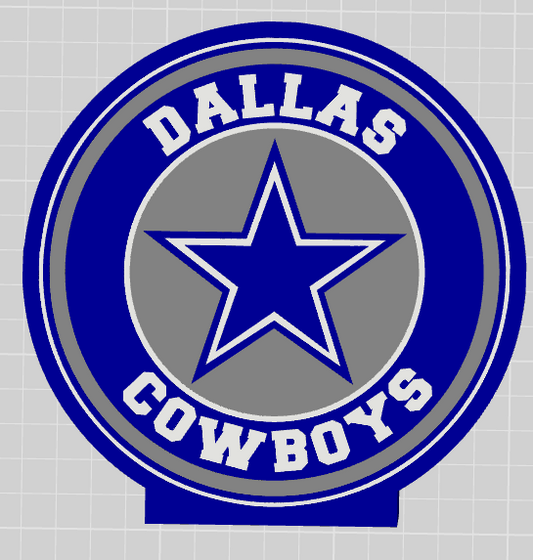 Dallas Cowboys Inspired Soap Dispenser – 3MF File for 3D Printing | Football Bathroom Decor | Digital Download