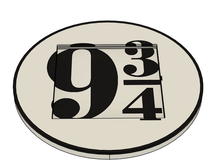 ⚡ Wizard-Inspired Post-it Note Holder – 3MF File | Magical Desk Organizer | Sticky Note Holder | 3D Print File