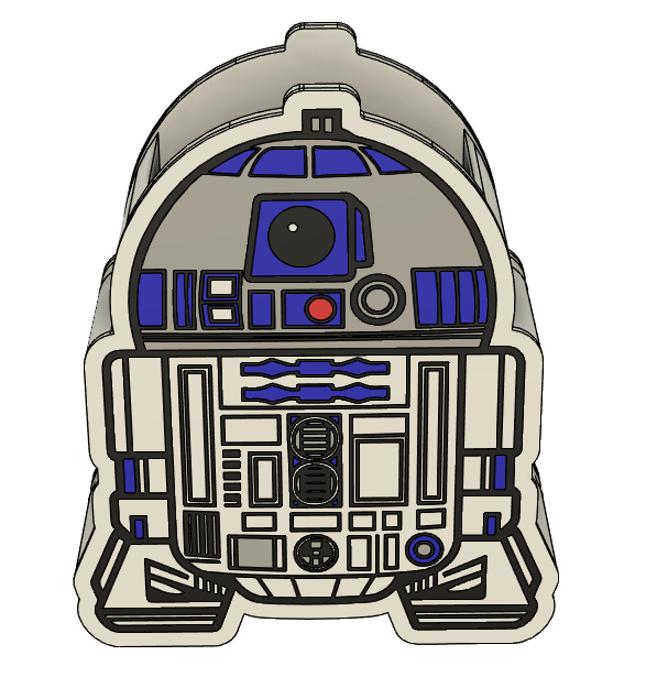 R2-D2 Pencil Holder | 3D Print File | 3MF Download | Desk Organizer | Star Droid Inspired Decor