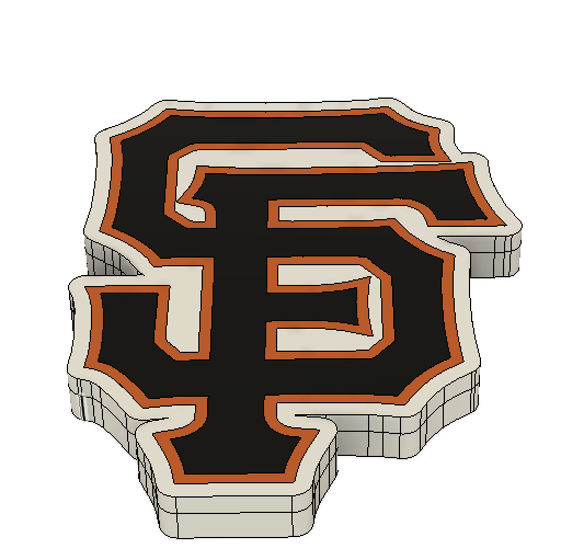 SF Giants Pen Topper 3MF File β Baseball-Inspired Pen Accessory β STL/3D Print File β DIY Desk Decor