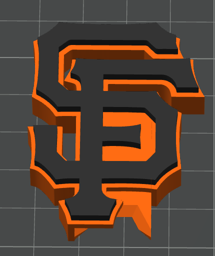 SF Giants Can Tab Opener – 3MF File for 3D Printing | Baseball-Inspired Soda Can Opener | Easy Grip Design