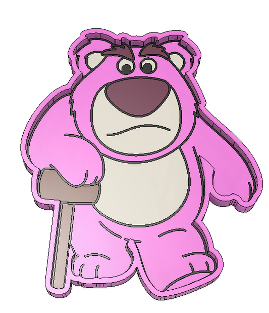 “Lots of Hugs” Teddy Bear Bead Tray – Toy-Inspired 3MF File