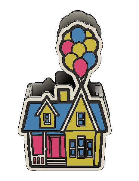 Up House Pencil Holder – 3MF File
