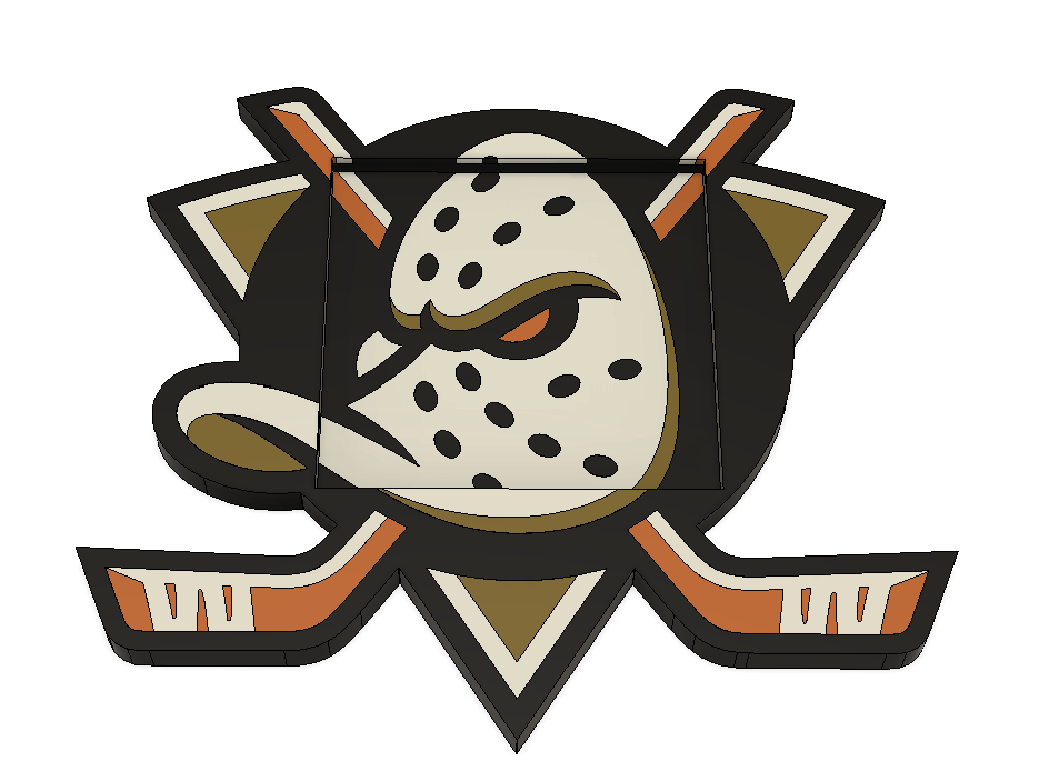 Anaheim Ducks Post-It Note Holder – 3MF File
