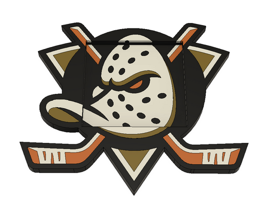 Anaheim Ducks Post-It Note Holder – 3MF File