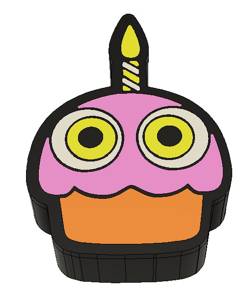 Mr Cupcake Can Opener - Physical Print