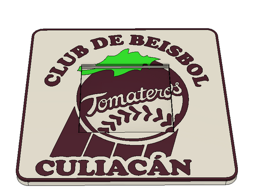 Tomateros de Culiacan Post-It Note Holder – 3MF File