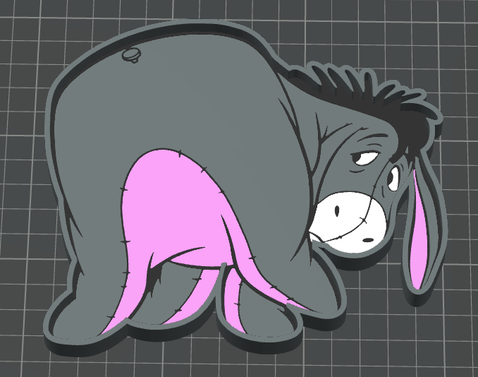 Eeyore Bead Tray – 3MF Digital File