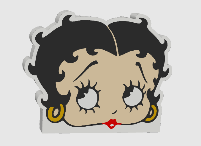 Betty Boop Soap Dispenser – 3MF File