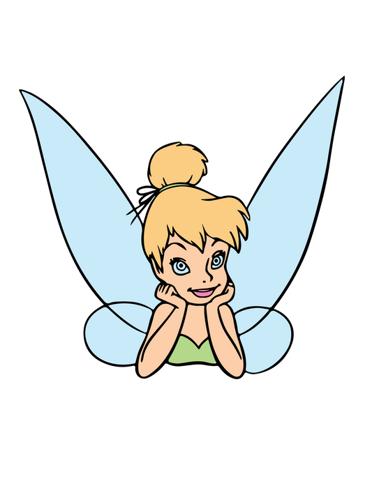 Tinker bell post it note holder 3mf file