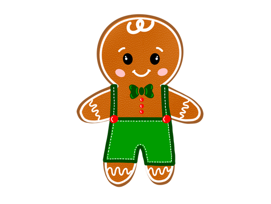 🎄 Gingerbread Boy Post-It Note Holder | 3MF File