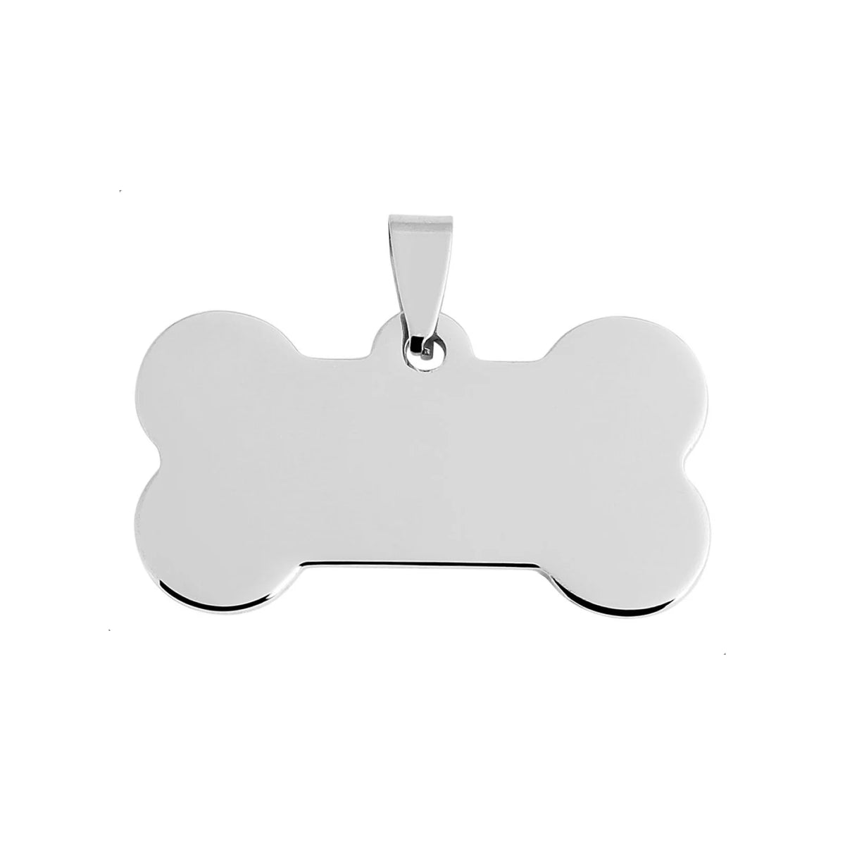 Personalized Bone-Shaped Stainless Steel Dog Tag
