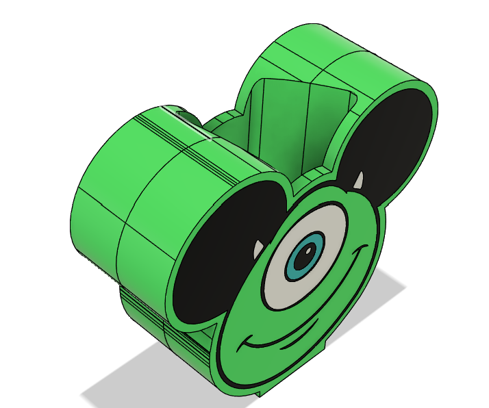 🧼 Monsters Inc. Mike Wazowski Soap Dispenser – 3MF File