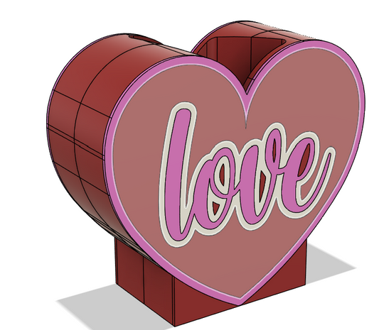 ❤️ Heart Shaped Soap Dispenser – 3MF File