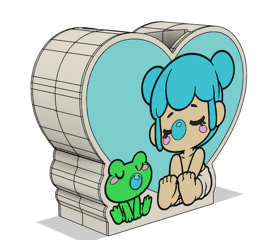🧼 Nanci Baby Light Blue Soap Dispenser – 3MF File