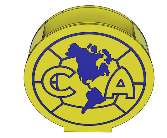 🦅 Club América Pencil Holder – 3MF File (Digital Download)