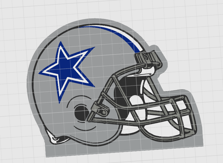 🏈 Dallas Cowboys Pencil Holder – 3MF File