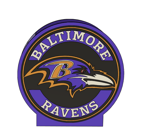 🖊️ Baltimore Ravens Pencil Holder – 3MF File