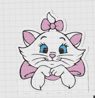 🐱 Marie Cat Pencil Holder – 3MF File | Cute Desk Organizer | 3D Print File