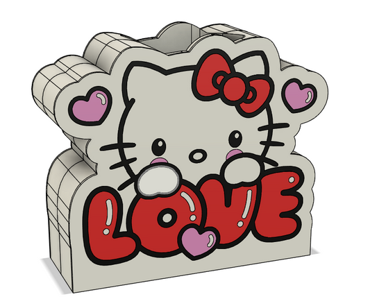 Hello Kitty Love Soap Dispenser – 3MF File