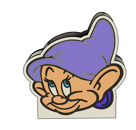 Dopey Pencil Holder – Cute Character Desk Organizer | 3MF File