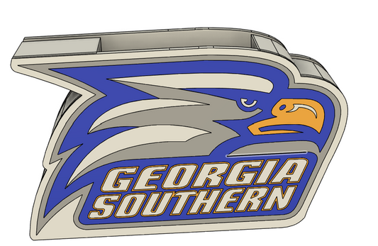 Georgia Southern Eagles Pencil Holder – 3MF File | Desk Organizer | 3D Print File