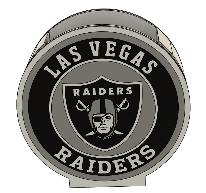 🖤 Raiders Pencil Holder – 3MF File 🏴‍☠️
