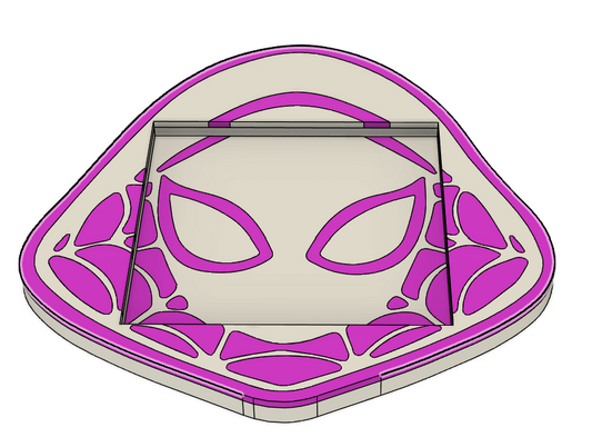 Gwen Post-It Note Holder – 3MF File | Spider-Inspired Desk Organizer | Digital Download
