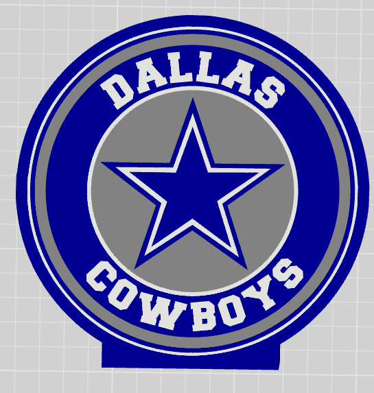 Dallas Cowboys Inspired Soap Dispenser – 3MF File for 3D Printing | Football Bathroom Decor | Digital Download