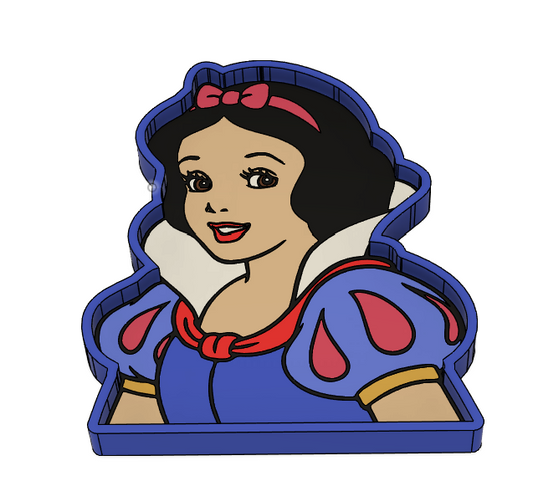 Snow White Bead Tray 3MF File | Princess Craft Tray | Bead Organizer | Jewelry Making Tray | 3D Print File | Instant Download