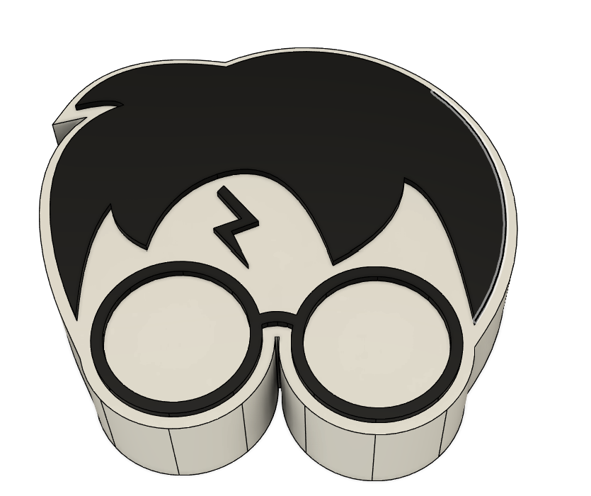 ⚡ Harry Potter FACE Straw Topper – 3MF File | Cup Accessory | 3D Print File | Wizard Theme Drink Charm