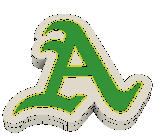 Oakland A’s Baseball Pen Topper – 3MF File for 3D Printing | Sports Fan Pencil Accessory | Athletics-Inspired Design