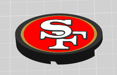San Francisco 49ers Can Opener | 3MF File | Football-Themed Tab Opener