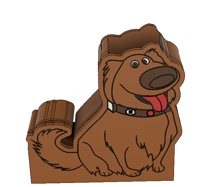 Dug Pencil Holder – 3MF File