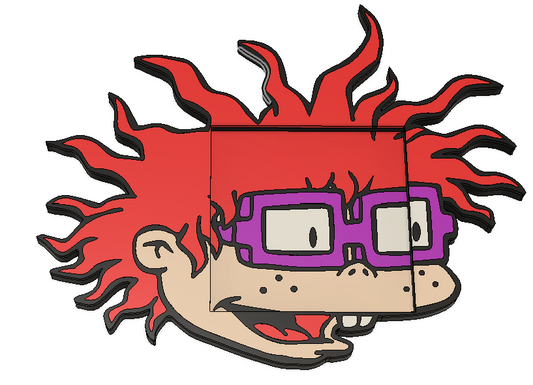 Chucky-Inspired Post-It Note Holder – 3MF Digital Download