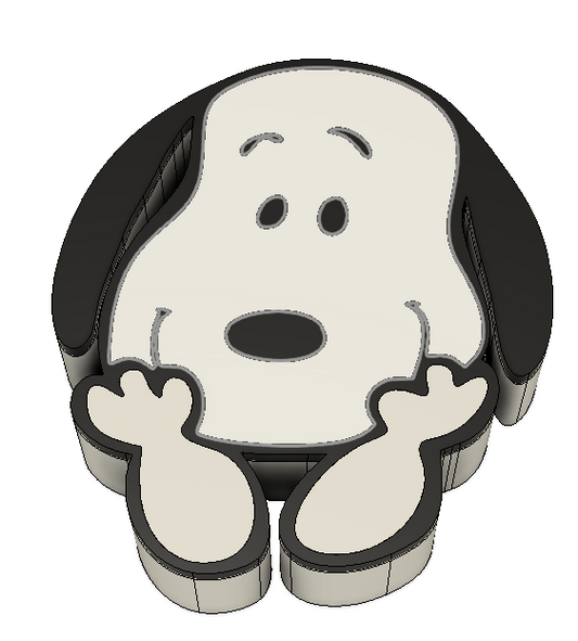 Snoopy Straw Topper – 3D Printable File