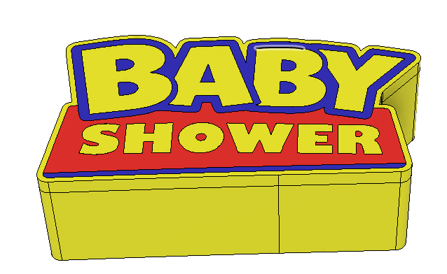 Toy Story Baby Shower Straw Topper – Physical Print