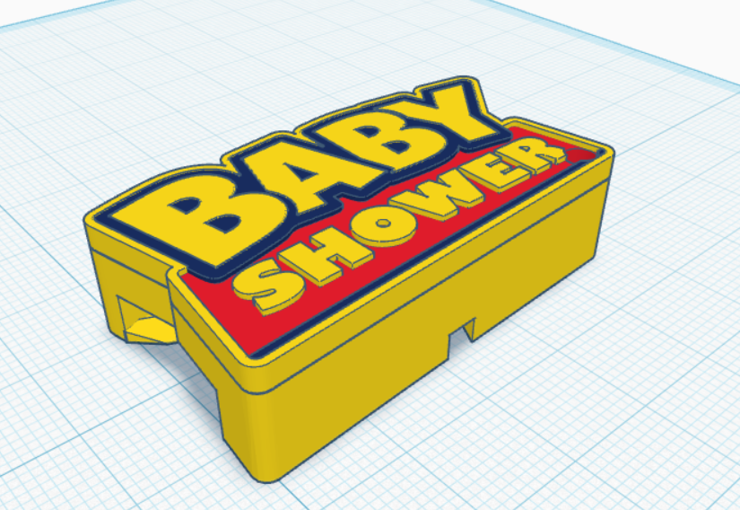 Toy Story Baby Shower Can Opener – Digital File (3MF)