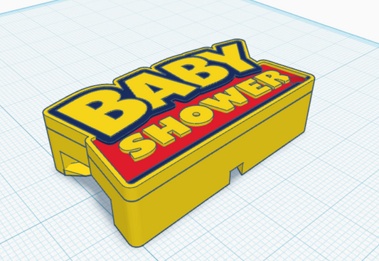Toy Story Baby Shower Can Opener – Digital File (3MF)