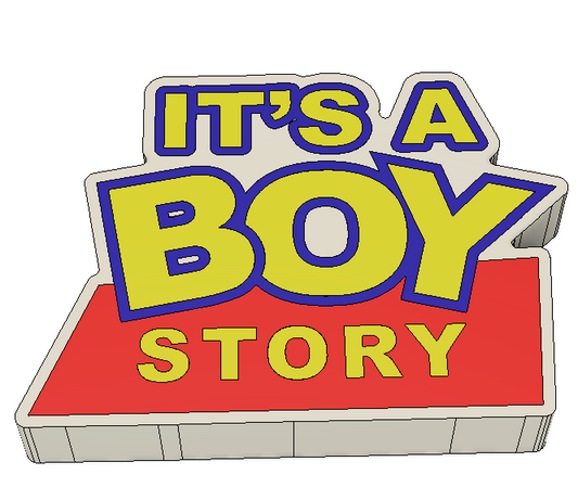 Toy Story It's a Boy Pen Topper – Physical Print